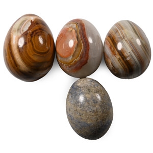 Polished Mineral Specimen Egg Collection