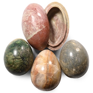 Polished Mineral Specimen Egg Collection