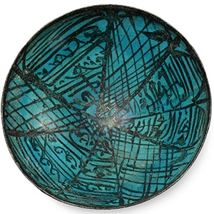 Kushan Turquoise-Glazed Bowl