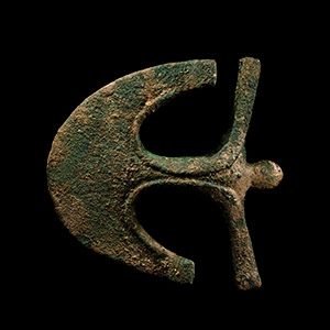 Elaborate Canaanite Bronze Anchor Axehead