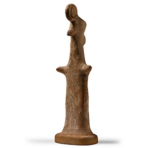 Greek Boeotian Ceramic Pappades Figure
