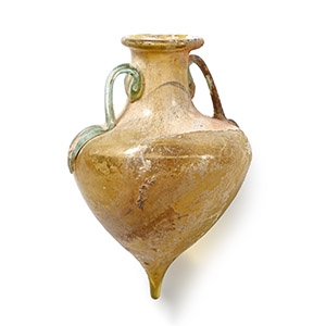 Roman Yellow Glass Amphora