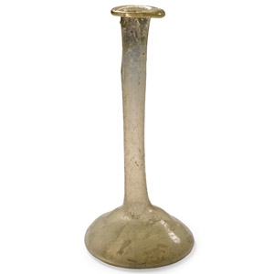 Roman Glass Candlestick Unguentarium