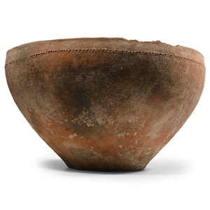 Very Large Transjordan Holy Land Terracotta Bowl