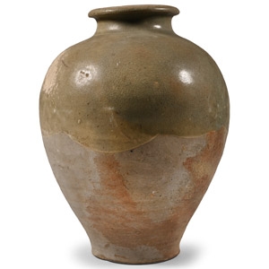 Chinese Tang Green Glazed Ware Jar
