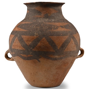 Chinese Painted Terracotta Storage Jar