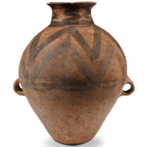 Chinese Painted Terracotta Storage Jar