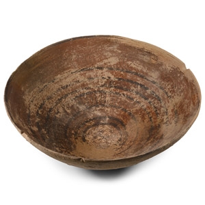 Western Asiatic Bichrome Terracotta Dish
