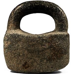 Bactrian Stone Hand Bag Ceremonial Weight