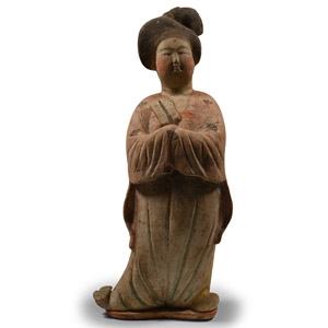 Chinese Tang Terracotta Court Lady