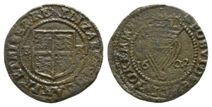 Ireland. Tudor, Elizabeth I CU Penny.