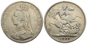 Great Britain. Hanover, Victoria AR Crown.