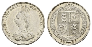 Great Britain. Hanover, Victoria AR Shilling.