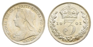 Great Britain. Hanover, Victoria AR Threepence.