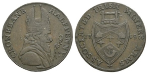 Ireland. Cronebane CU Halfpenny Token.