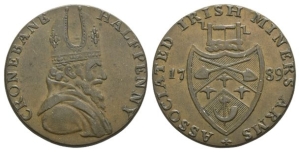 Ireland. Cronebane CU Halfpenny Token.