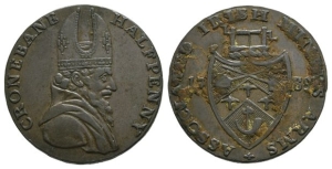 Ireland. Cronebane CU Halfpenny Token.