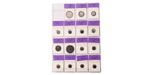 Group of Sixteen [15] Great Britain, Edward VII and Victoria Coins.