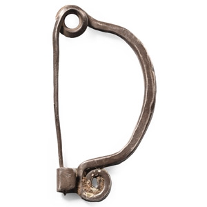 Celtic La Tene Silver Fibula