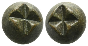 Viking Truncated Spherical Bronze Weight.