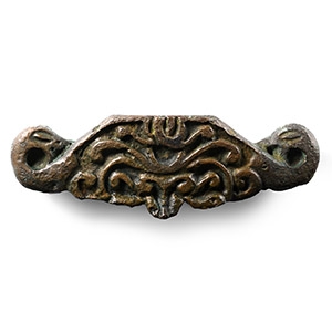 Viking Age Bronze Lower Sword Guard with Dragons
