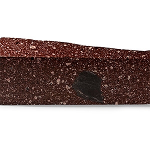 Imperial Porphyry Slab Section with a Black Xenolith