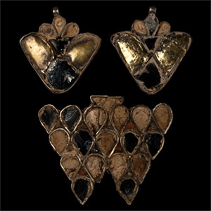 Elamite Silver Pendant with Inlays Group
