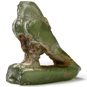 Egyptian Cut-Glass Horus Amulet