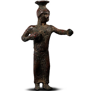 Etruscan Bronze Statue of a War God