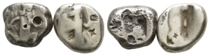 Group of Two [2] AR Sigloi of Achaemenid Empire.