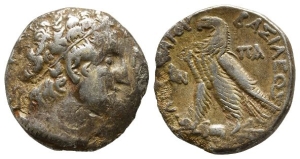 Ptolemaic Kingdom of Egypt, Ptolemy VIII Euergetes II (Physcon) AR Tetradrachm.