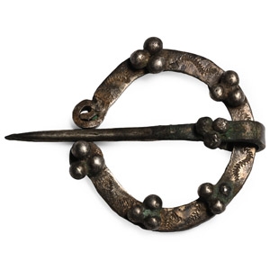 Sasanian Silver Penannular Brooch