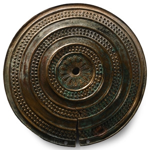 Achaemenid Gilt Bronze Roundel