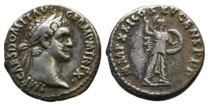Domitian AR Denarius.