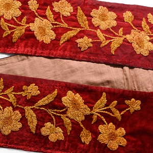 European Embroidery with Flowers