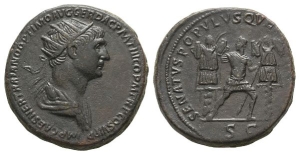 Trajan AE Dupondius.