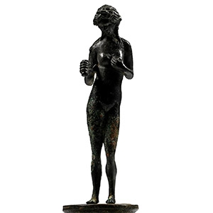 Roman Bronze Statuette of Venus