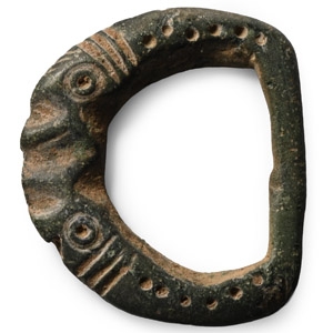 Roman Buckle with Animal Heads