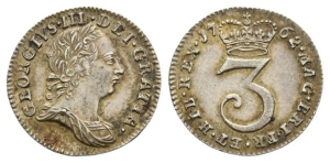 Great Britain. Hanover, George III AR Threepence.