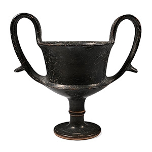 Boeotian Black-Glazed Terracotta Kantharos