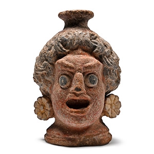 Greek Terracotta Head of an Actor