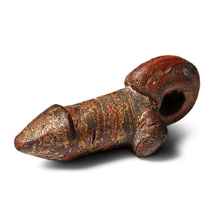 Roman Glass Phallic Pendant