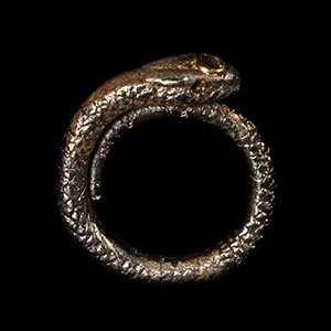 Egyptian Silver Snake Ring