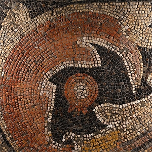 Roman Mosaic with Pomegranate
