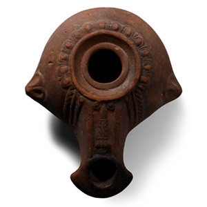 Egyptian Terracotta Oil Lamp
