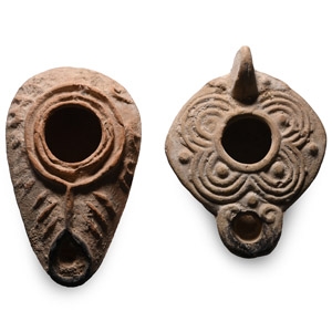 Roman and Byzantine Ceramic Oil Lamp Collection