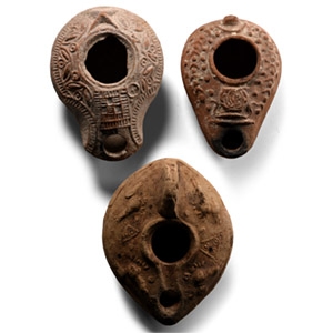 Roman and Byzantine Ceramic Oil Lamp Collection