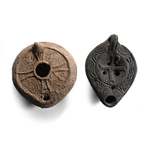 Byzantine Ceramic Oil Lamp Collection