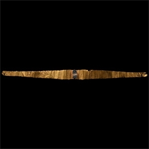 Greek Gold Diadem with Glass Gem