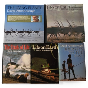 Books on Wildlife by David Attenborough - 5 Titles